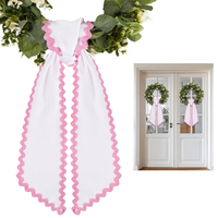 Guirnalda Festoneada para Decoración Boho de Fiestas de Cumpleaños, Cinta Personalizada para Puerta Principal, Accesorios para Guirnaldas Navideñas