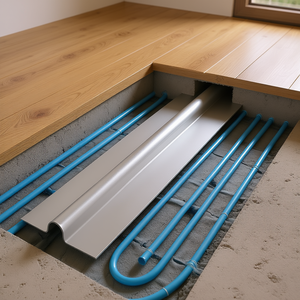 Placas de Transferencia de Calor de Aluminio PEX de 4 Pies, 300 Piezas, Piezas para Calefacción por Suelo Radiante, Sistema Hidrónico - Product Image 2