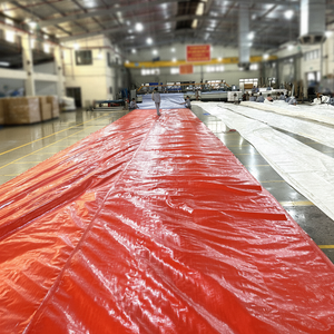 Lona para Camiones 100% PE, de Alta Calidad, Impermeable, Resistente al Viento, de Doble Cara, Ecológica, de Peso Medio, para Cubrir Carga - Product Image 1