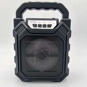 Factory Portable Bluetooth Speaker LED <b>Light</b> FM Radio Handheld Outdoor Speaker <b>Wireless</b> Stereo Bass Speaker - Product Image 1