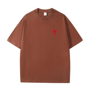 T-shirt in Puro Cotone di Alta Qualità con Logo Ricamato, Casual <span class=keywords><strong>e</strong></span> Comoda per l'Estate, Abbigliamento Sportivo a Maniche Corte per Uomo <span class=keywords><strong>e</strong></span> Donna - Product Image 6