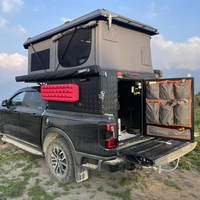 Toit de camionnette Ute Silverado, léger, Alucab, pour pick-up Tacoma, support de toit pour Ram Quad Cab Classic, toit de camping-car rigide pour camion