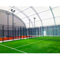 Couverture de terrain de basket-ball en PVDF sur mesure, Toit sportif en membrane tendue durable pour auvent pare-soleil de stade extérieur