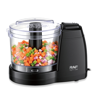 Hachoir à viande et légumes RAF R.7068 150W 750ML Lames en acier inoxydable Coupe à 360 degrés Bol amovible Commande à une touche Utilisation domestique - Product Image 5