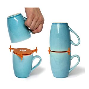 Organisateur de tasses à café extensible et empilable - Rangement pour armoire et garde-manger pour tasses à thé, conception personnalisée pour gagner de la place - Product Image 1