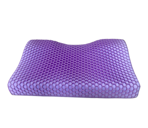 Oreiller en mousse à mémoire de forme TPE Gel rafraîchissant orthopédique cervical soutien du cou décor à la maison oreiller fonctionnel soins infirmiers <span class=keywords><strong>avion</strong></span> <span class=keywords><strong>hôtel</strong></span> - Product Image 6