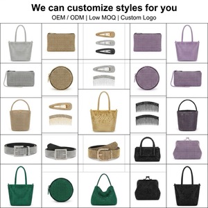 Sac à main de luxe pour femme, style seau, orné de diamants, dégradé de paillettes, idéal pour les soirées et les fêtes, vente en gros - Product Image 4
