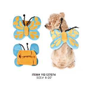 Disfraz de Alas de Mariposa para Mascotas, Disfraz Ajustable para Perros y Gatos, Ropa para Mascotas para Fiestas y Fotos - Product Image 4