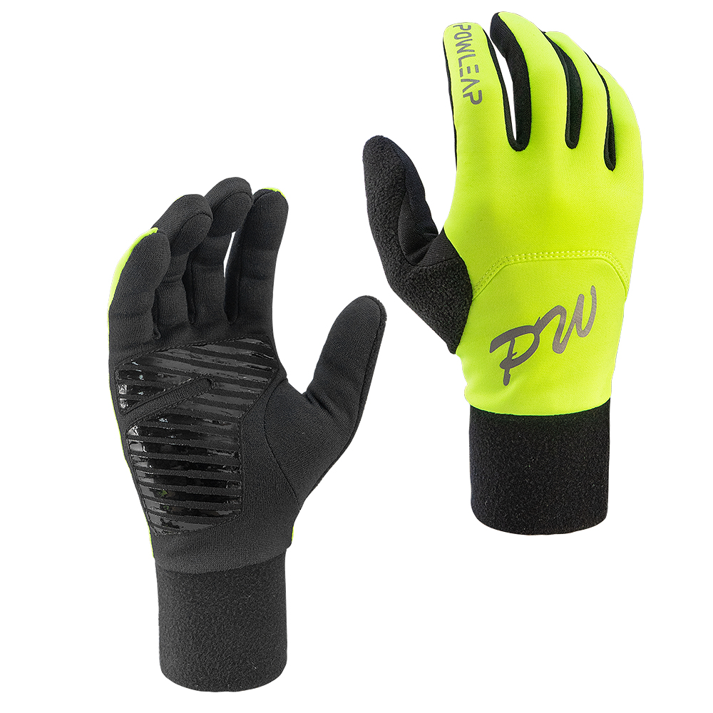 Мужские и женские зимние рабочие теплые шерстяные вязаные перчатки для верховой езды на флисе с двумя пальцами