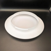 Abat-jour en verre soufflé blanc laiteux, diffuseur de lumière douce pour plafonnier, diamètre 450 mm, fabricant Dongguan JYD-A002
