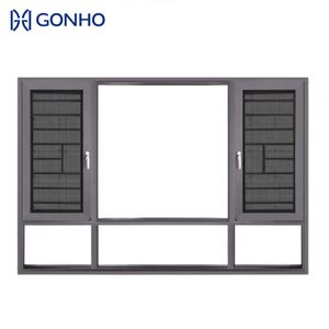 Gonho – ventilateur de fenêtre en aluminium de haute qualité, en <span class=keywords><strong>verre</strong></span> et obturateur blanc duveteux 30x36 - Product Image 3