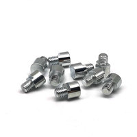 Vis sans tête à réglage métrique UNC 4-40 en acier au carbone DIN 913, vis de réglage creuse Allen, zinguée, à pointe plate fendue