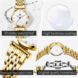 Reloj de Lujo Personalizado con Logotipo OEM 5596, Reloj de Pulsera de Cuarzo Elegante e Impermeable para Mujer, Regalos de Lujo - Product Image 3