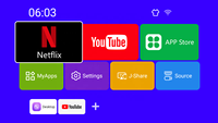 Mini projecteur 1080P personnalisé avec système Android 14 natif pour les soirées cinéma pour enfants avec éclairage et musique dans la chambre