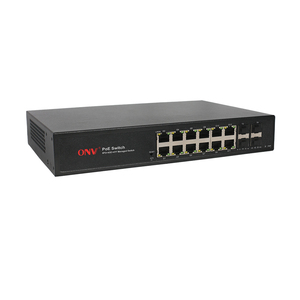 Lõi 10g uplink PoE chuyển đổi <span class=keywords><strong>IPv4</strong></span>/<span class=keywords><strong>IPv6</strong></span> tiên tiến QoS 16-Port Gigabit ONV-POE56168PFM-4TF - Product Image 2