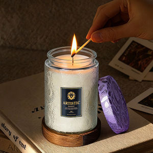 Smokeless Eco Friendly Scented <b>Candle</b> Natural Soy Wax <b>Long</b> Lasting Aroma Home Decor Gift Fragrance Ornament - Product Image 3