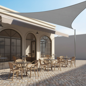 Garden Wave <strong>Shade</strong> <strong>Sail</strong> <strong>Triangular</strong> Awning Fabric Courtyard Sunshade Cloth HDPE + UV Stabilizer 80%-95% Shading Rate UV Protection - Product Image 3