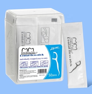 <span class=keywords><strong>Fil</strong></span> <span class=keywords><strong>dentaire</strong></span> à dents abrasives avec logo personnalisé, en PE, 50 pièces emballées individuellement, fabricant en gros - Product Image 3