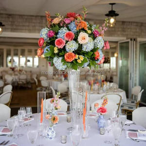 Artificial Silk Rose and Mixed Flower Ball Arrangement for Wedding and Mother's Day <strong>Background</strong> Centerpiece Floral Decoration - Product Image 6