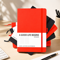 Carnet de notes personnalisé pour achats en gros d'entreprise, couleur unie, avec sangle, format A5, pour voyages d'affaires, fabrication en usine