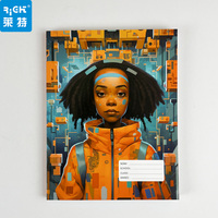 Hochwertiges Hardcover-Notizbuch mit Seyes-Linierung, Tintenbeständiges Glattes Papier für Büroarbeit, Tägliche Notizen & Dokumentenschreiben