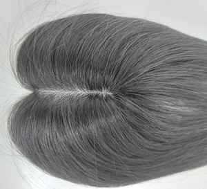 Perruque à clipser en cheveux humains lisses de 12 pouces, noir naturel brun, WIGTS, bonnet léger et respirant de qualité supérieure, livraison rapide - Product Image 3