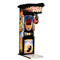 Machine de boxe de rappeur populaire, machine de jeu d'arcade de boxe électrique d'occasion pour parc d'attractions, à vendre