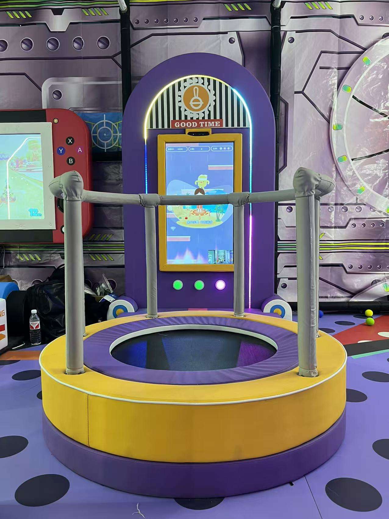 Trampoline intelligent tout-en-un de 43 pouces avec sac souple