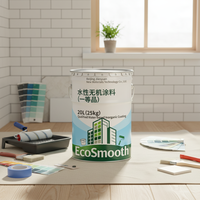 Peinture murale inorganique silicatée haute performance, couleur personnalisée, lavable, revêtement intérieur pour bâtiments, classe incombustible 0,3 MPa