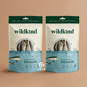 Bolsas Personalizadas con Cierre Vertical para Aperitivos de Mariscos |   Empaque a prueba de humedad de papel de aluminio con orificio euro para snacks liofilizados - Product Image 3
