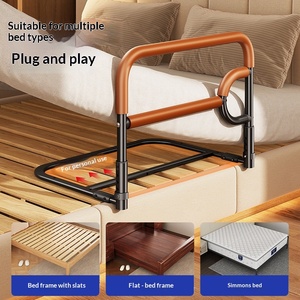 High-<b>end</b> Design Steel Foldable Bedside Handrails Height Adjustable Fall Prevention <b>Bed</b> Assist Rail Seniors Rehabilitation CE - Product Image 6