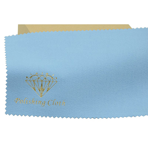 Paño de Limpieza de Joyas de Microfibra Jugged Edge Rosa y Azul, Paño para Pulir Oro y <span class=keywords><strong>Plata</strong></span> - Product Image 4