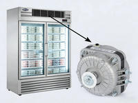 Moteur de ventilateur à pôles ombragés monophasé pour congélateur et vitrine