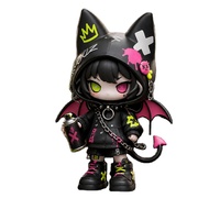 Figuras de Acción Coleccionables de Diseño Personalizado, Modelo Original Chibi, Juguetes de Arte en PVC Sofubi para Decoración del Hogar
