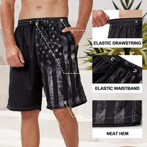 Trajes de baño personalizados para hombre, shorts de compresión de 9 pulgadas de secado rápido con bolsillos para playa y piscina - Product Image 5