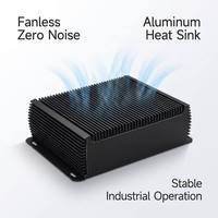 PC Industrial Sin Ventilador Intel I3 I5 I7 12va Gen. 32+256GB SSD COM*6 WiFi5/WiFi6 4G USB3.0*4 Mini PC Industrial Sin Ventilador