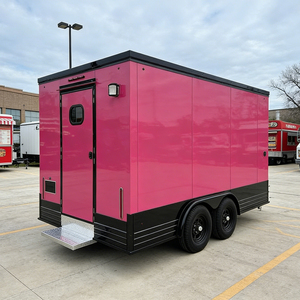 Camion <span class=keywords><strong>de</strong></span> restauration entièrement équipé en acier inoxydable à vendre, remorque mobile personnalisée pour café, crème glacée et restauration rapide - Product Image 4