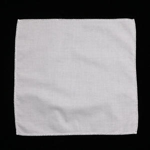 Pañuelos de <span class=keywords><strong>Ganchillo</strong></span> Personalizados al por Mayor, Pañuelos de Algodón Suave Blancos para Mujer, Pañuelos de Encaje con Borde de Encaje Calado - Product Image 5