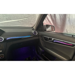 ชุดไฟตกแต่งภายในรถยนต์สมัยใหม่สำหรับ Mercedes-Benz C-Class W204 ปี 2010-2014 ไฟ LED สร้างบรรยากาศภายในรถยนต์ แถบไฟ Symphony จากผู้ผลิต - Product Image 2