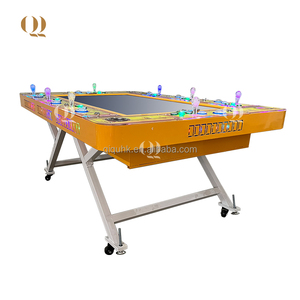 QIQU Lowest Price Best Quality Durable 55 Inch 8 Player Foldable <strong>Fish</strong> <strong>Game</strong> Arcade <strong>Table</strong> IGS Ocean King Series - Product Image 4