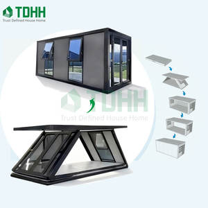 <span class=keywords><strong>Maison</strong></span> mobile habitable en acier de 20 pieds de haut, de qualité supérieure, <span class=keywords><strong>couleur</strong></span> personnalisée, type conteneur compact, avec extension à double aile - Product Image 3