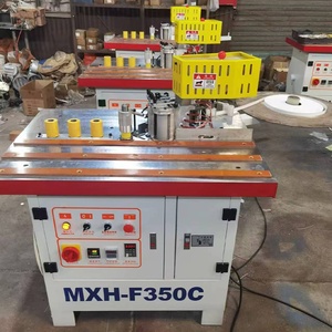 Machine à bordurer manuelle personnalisée pour le travail du bois MXH F350A, machine à bordurer droite et courbe, petite machine de bureau pour le pliage de matériaux - Product Image 2
