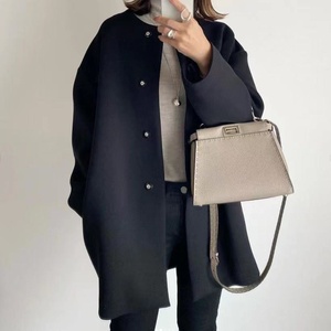 Manteau long élégant à boutons pour femmes, manteau d'hiver décontracté pour femmes, trench-coat, vêtements d'extérieur, tenue de bureau quotidienne, <span class=keywords><strong>streetwear</strong></span> - Product Image 1