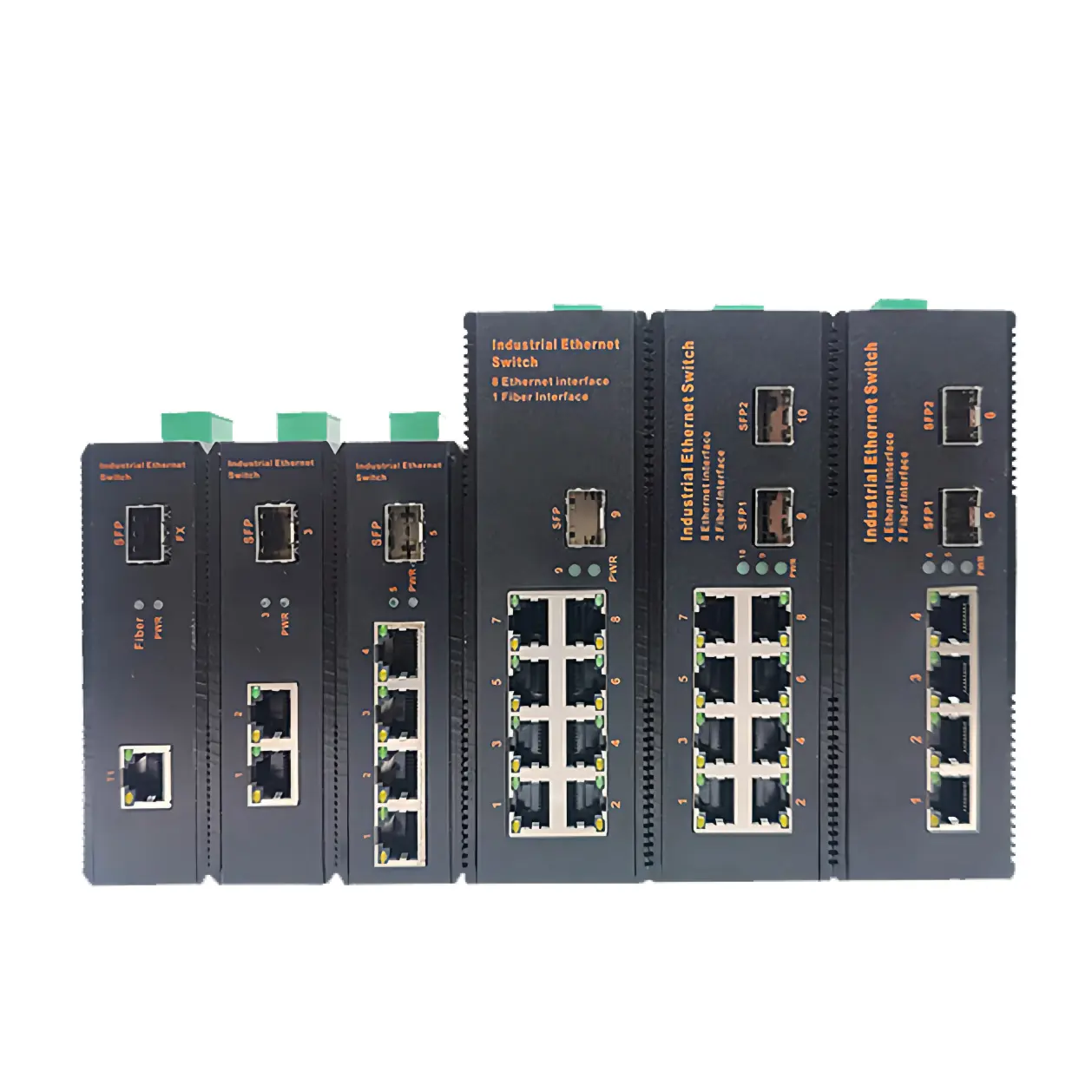 Ethernet anahtarı PCB endüstriyel Fiber optik anahtar 100Mbps/Gigabit 1/2/4/8 Port Fiber optik alıcı-verici