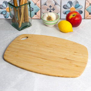 Tabla de cortar de bambú rectangular antibacteriana para preparación de alimentos - Product Image 3