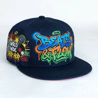 Gorra Snapback Vintage de Hip Hop con Logotipo Personalizado por Transferencia Térmica, Gorra Plana Unisex para Baile Urbano
