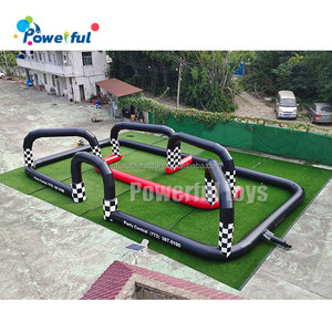 Đường Đua Bơm Hơi <span class=keywords><strong>Go</strong></span> Kart Kích Thước Tùy Chỉnh Thiết Kế Mới, Đường Đua Bơm Hơi Cản Xe Hơi - Product Image 3