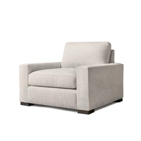 Maxwell 2025 Canapé nuage à trois places nouveau modèle crème Style Wabi-Sabi tissu modulaire rangée droite canapé pour petits salons