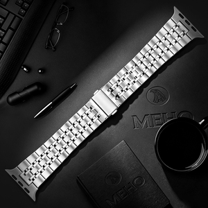Correa de Reloj de Titanio, Correa de Repuesto de Acero Inoxidable para Reloj Inteligente, Correa de Muñeca para Uso Casual y de Negocios - Product Image 1