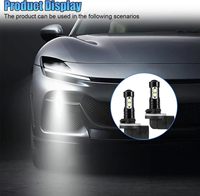 Ventes Flash : Ampoules LED de Phares et Feux Anti-Brouillard pour Voiture 881 862 886 889 894 896 898, 50W 6500K Blanc, Feux de Conduite et de Positionnement